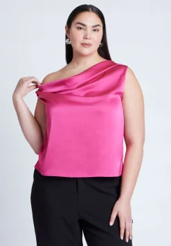 Twisted Satin Top
