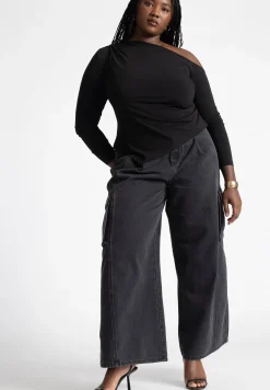 Wide Leg Cargo Jean