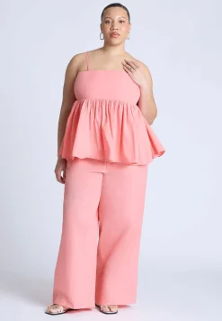 Wide Leg Cotton Pant